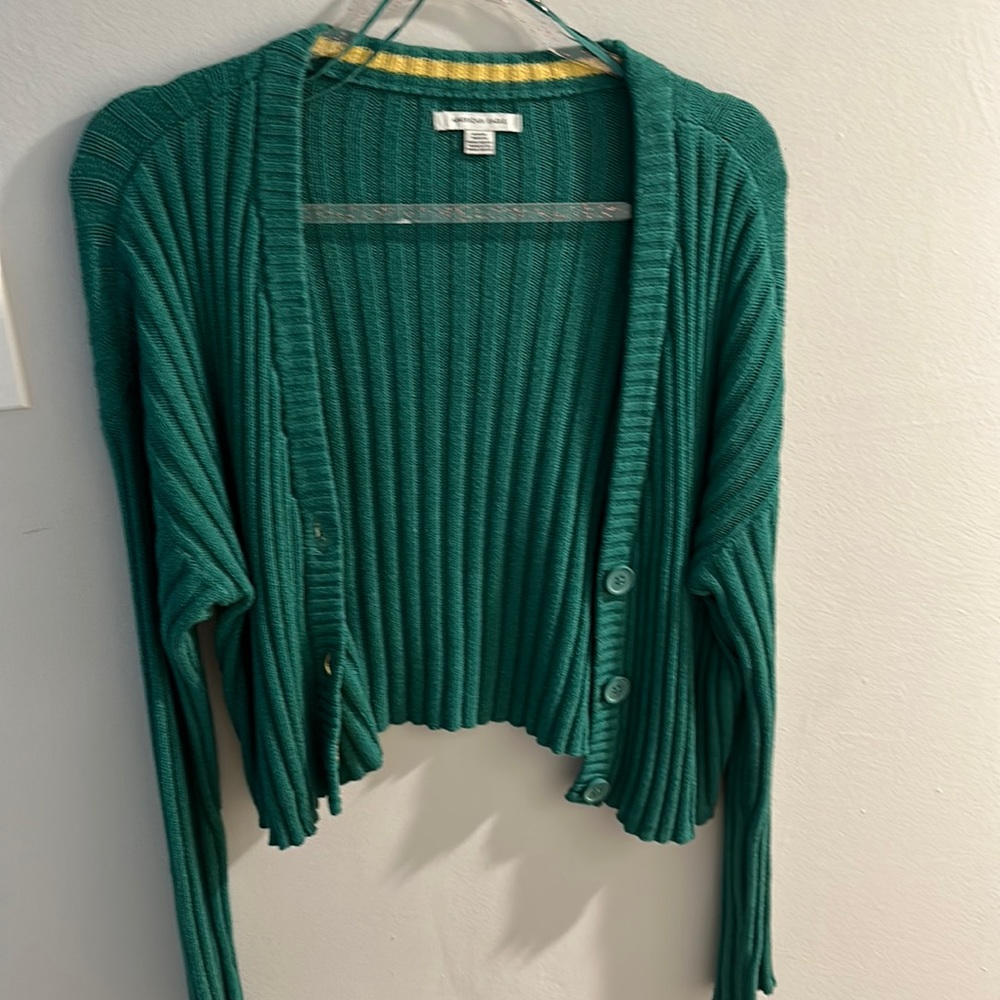 Green Cardigan